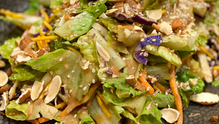 Mixed Salad with Almond Sesame Dressing