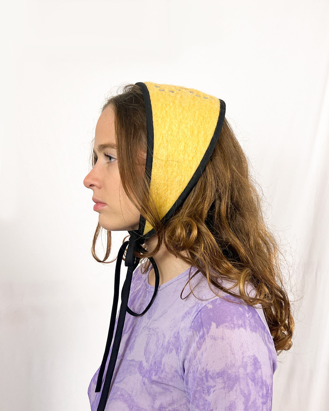 Cache-oreille / JAUNE + NOIR