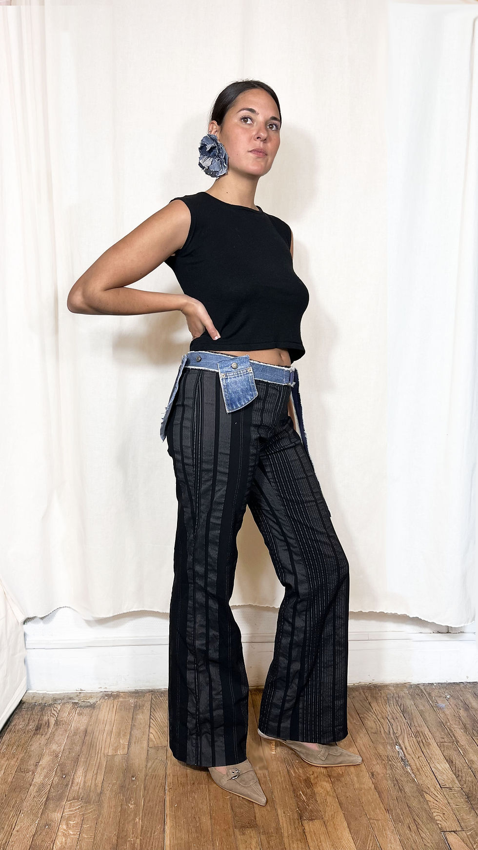 Miniature : DARAMIMI / ceinture denim modulable