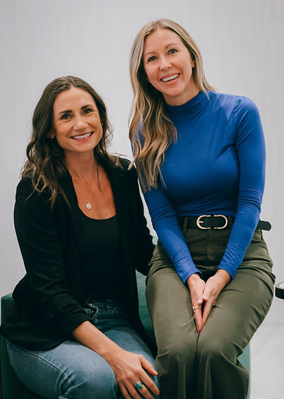 Emily Cardamon and Eliza Connor posing together.