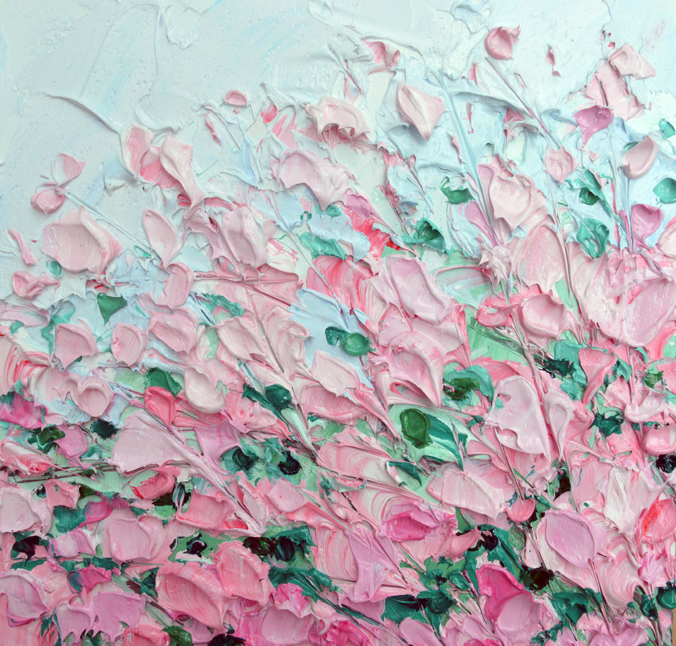 Tiny Kwanzan, 6.5"x6.5"