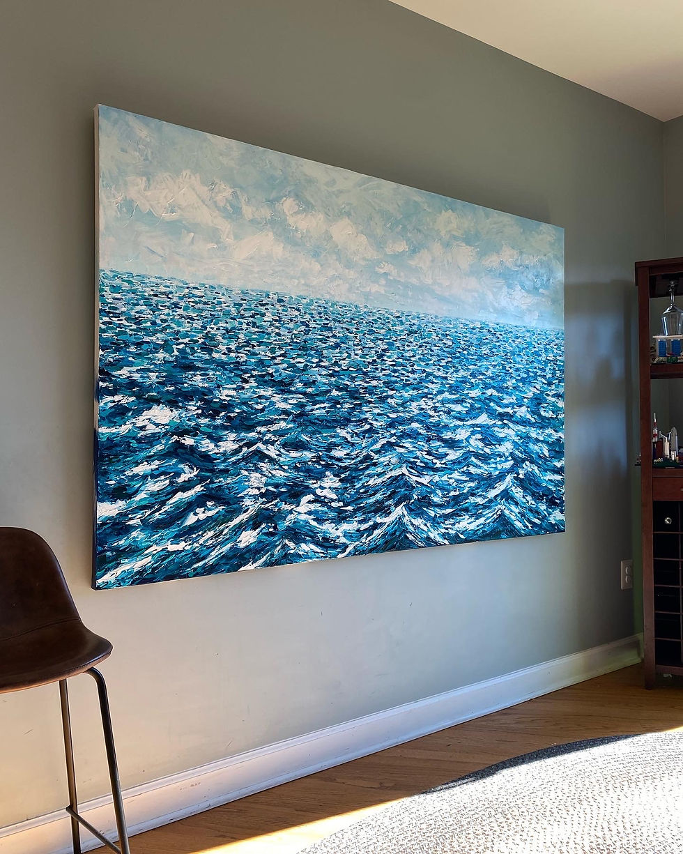 Thumbnail: Newport Blues, 48"x72"