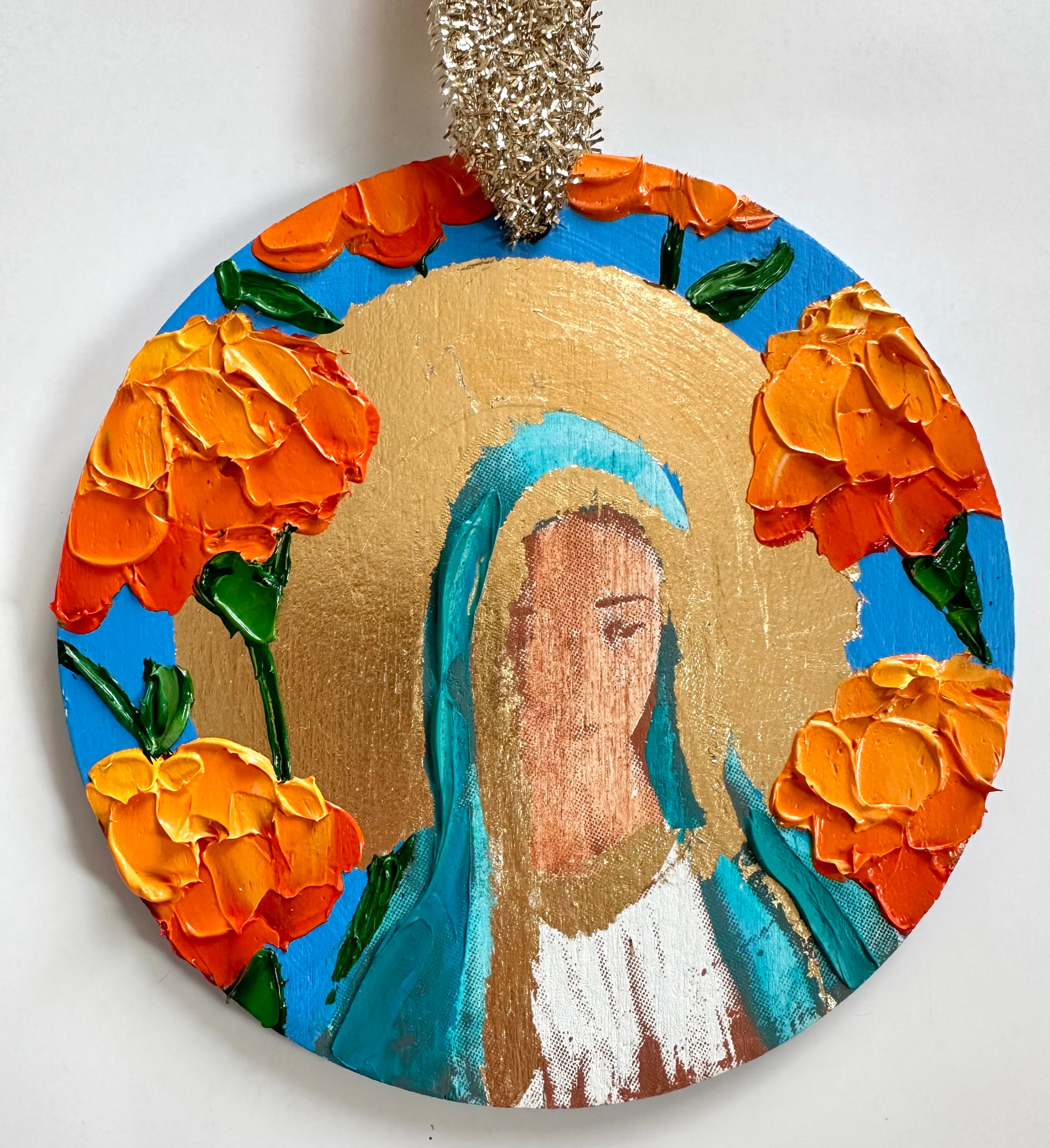 Hail Mary Marigold Ornament
