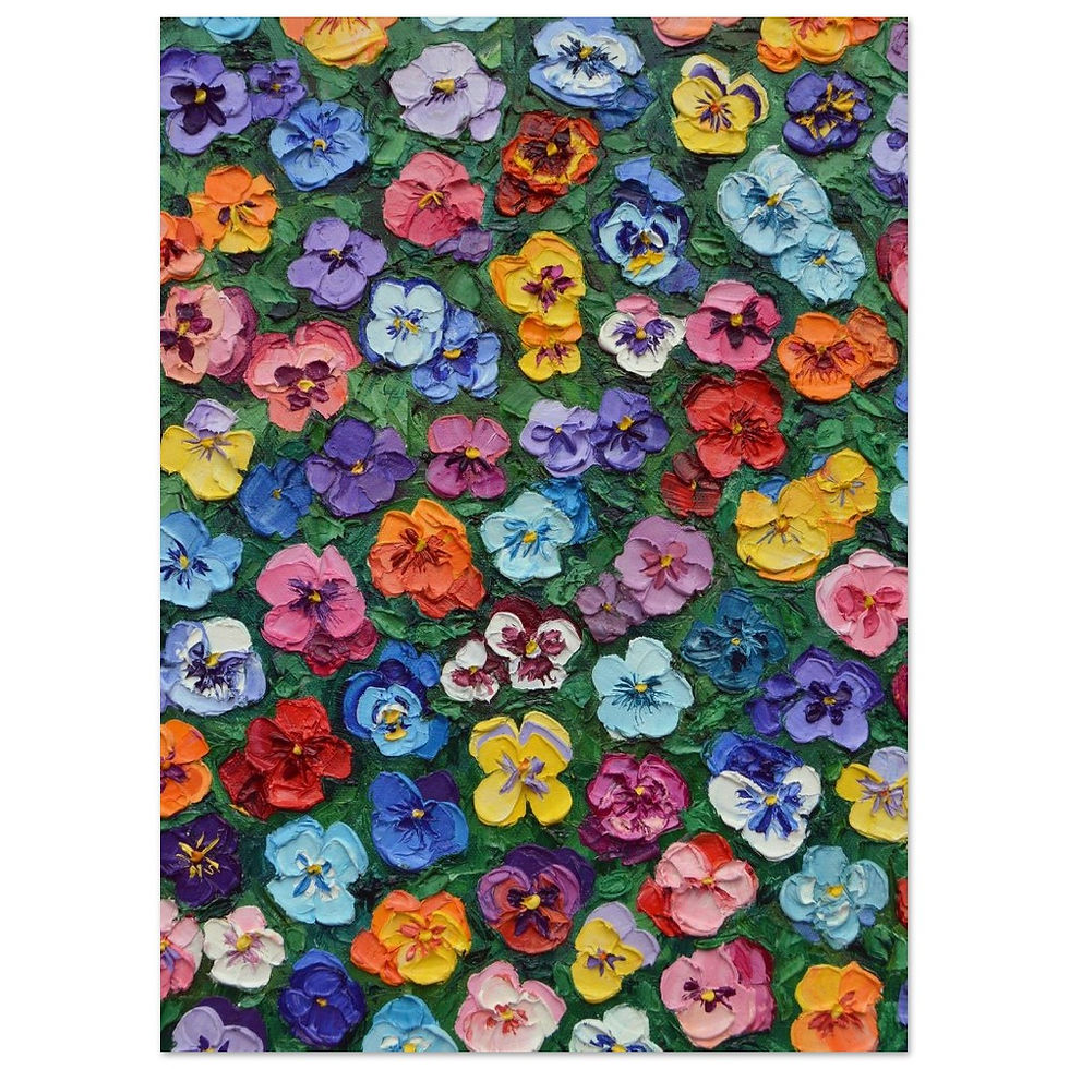 Thumbnail: Print: Pansy Garden