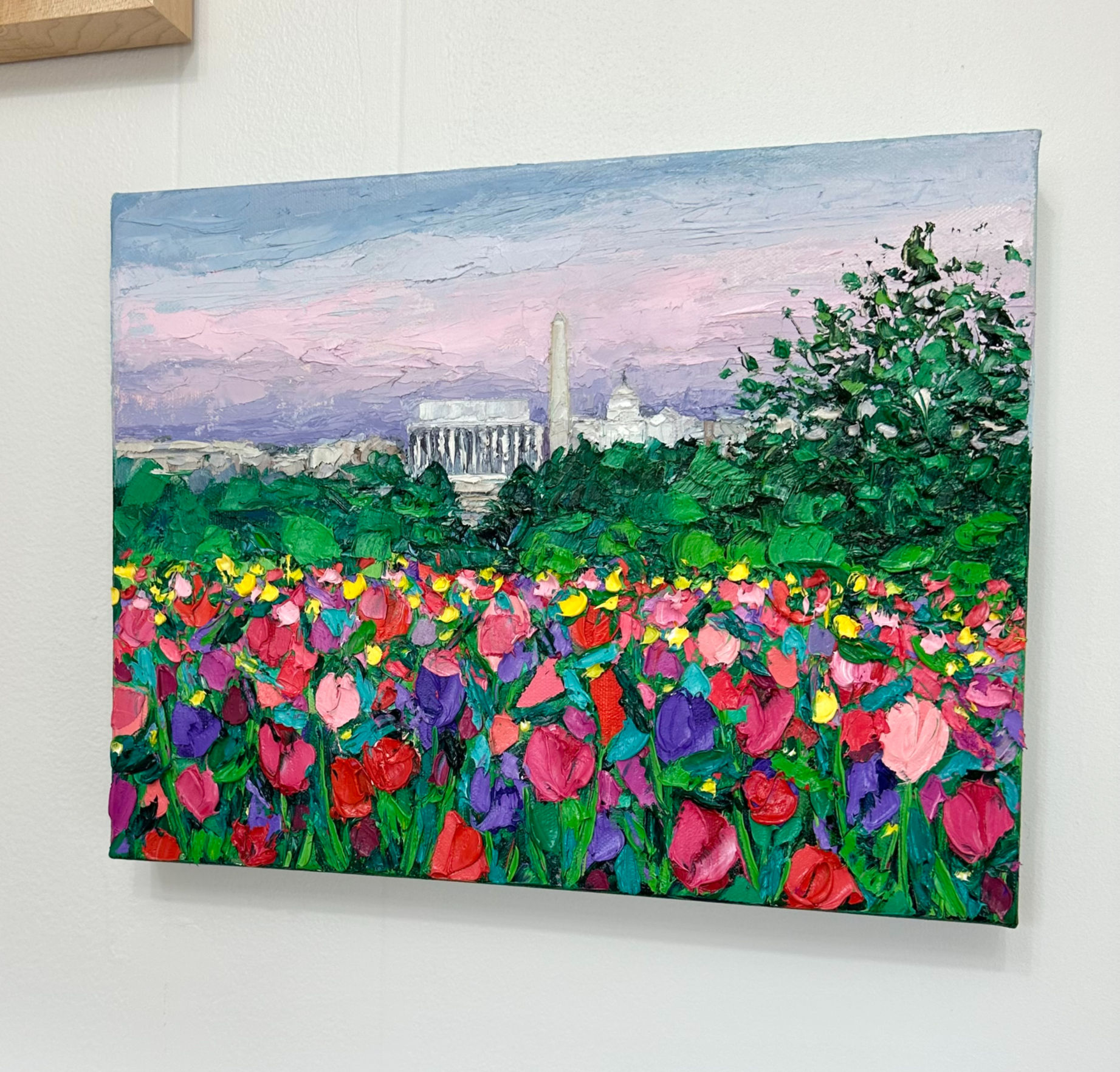 Tulip Twilight, 14"x11"