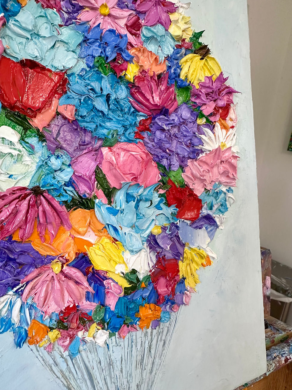 Thumbnail: Floral Balloon Bouquet 2, 14"x11"