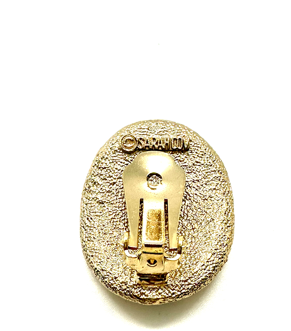 Thumbnail: VINTAGE SARAH COVENTRY GOLDTONE CRYSTAL NECKLACE AND EARRINGS