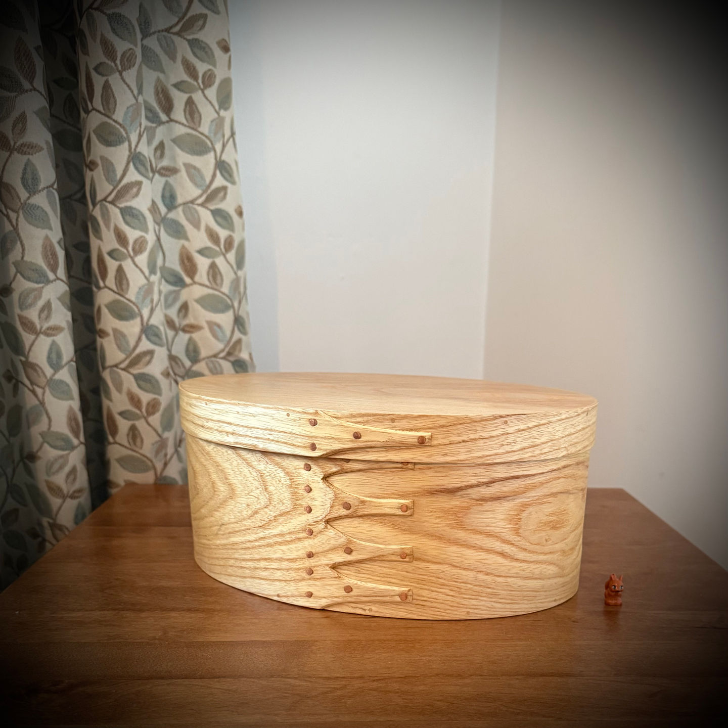 Ash Shaker Oval Wooden Box Size 6