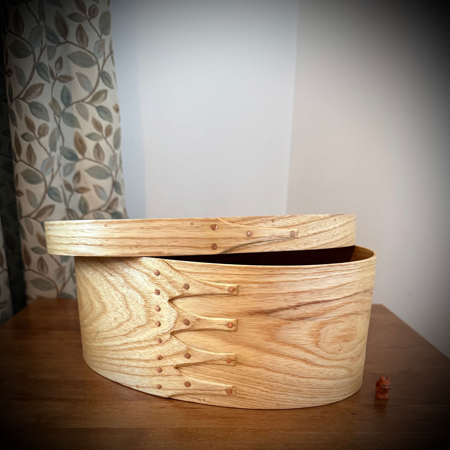 Ash Shaker Oval Wooden Box Size 6
