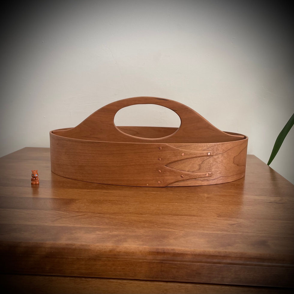 Cherry Shaker Oval Wooden Carrier Size 7