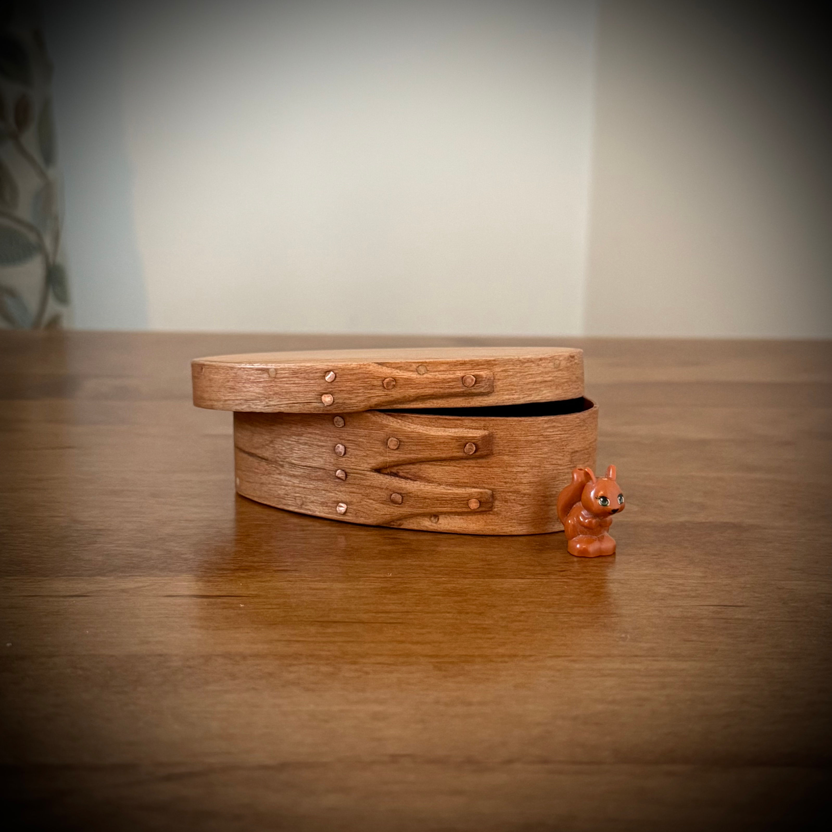 Cherry Shaker Oval Wooden Box Size 0