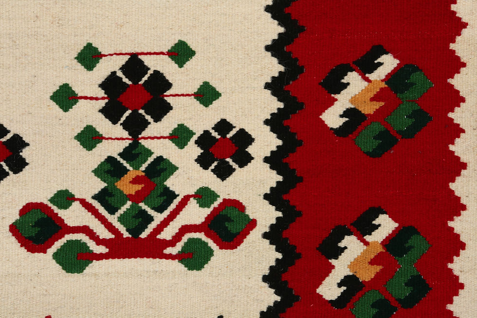 Thumbnail: Large Handmade Rug (6.5' X 8')