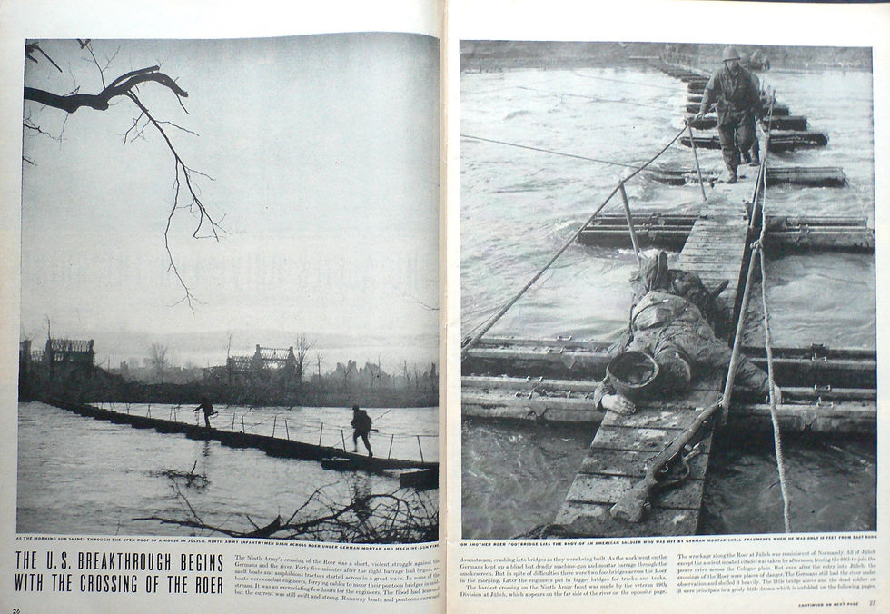 Thumbnail: George Silk  Roer Crossing - Jülich - Life 12th March 1945