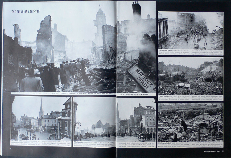 Thumbnail: George Rodger Coventry Blitz Life 23rd December 1940