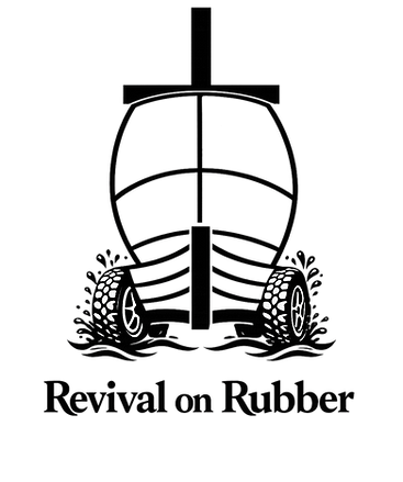 Revival on Rubber Christian logo, Noah's Ark symbolism