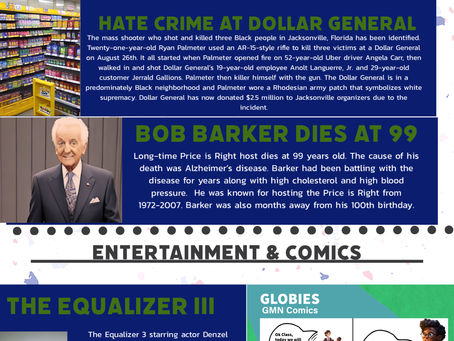 News of the Week 8/25/23-9/3/23