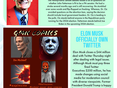 News of the Week 10/24/22-10/28/22