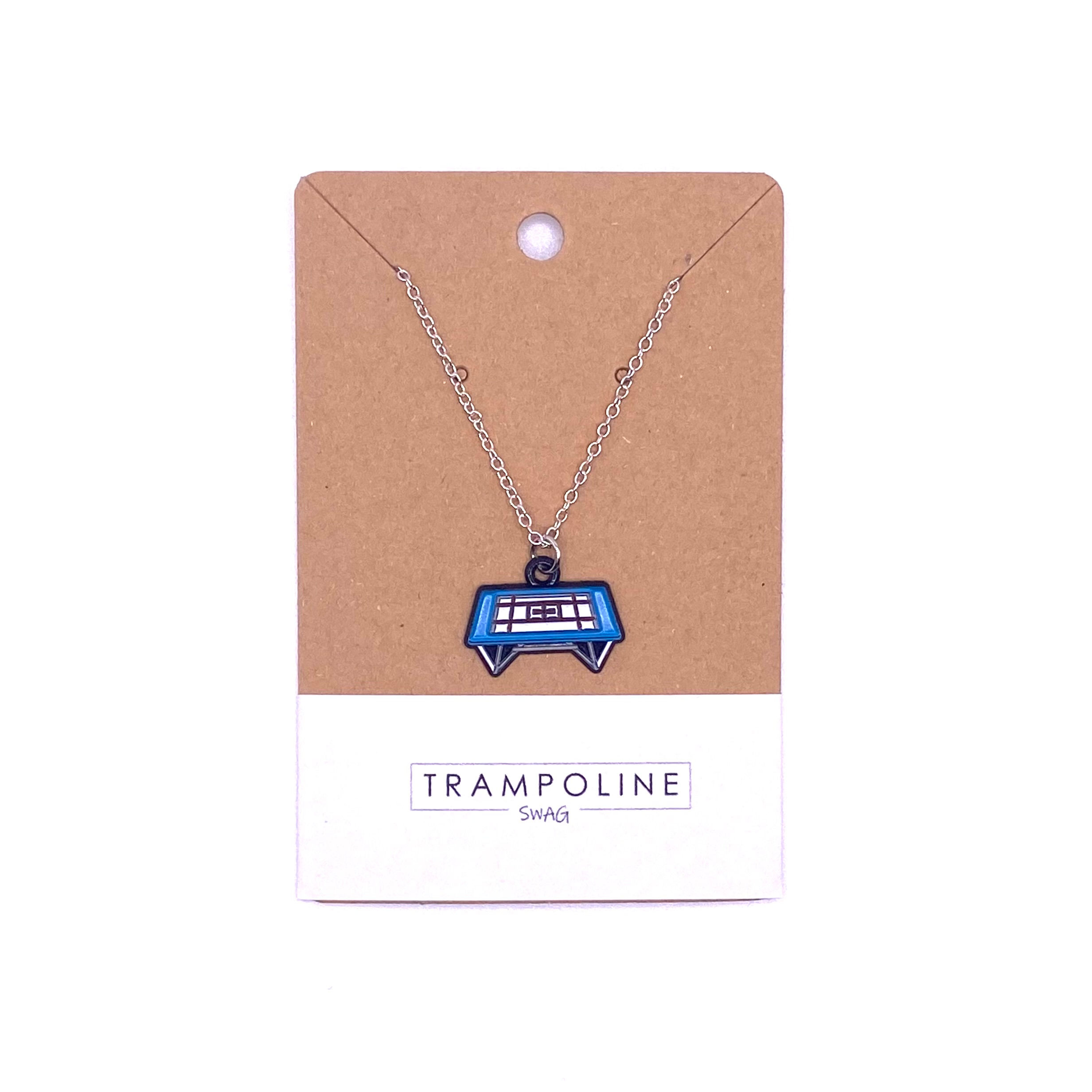 Trampoline Necklace -Silver