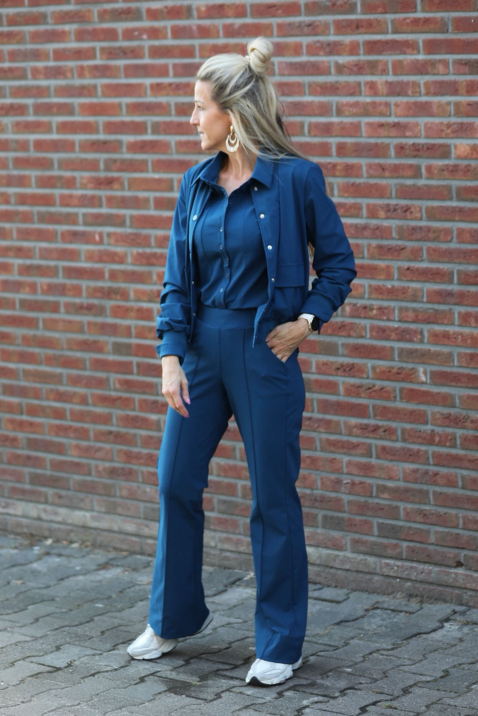 Triple Nine travel flair broek velvet blue 2301, foto 2