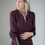 Thumbnail: Top travel witte bies  aubergine 