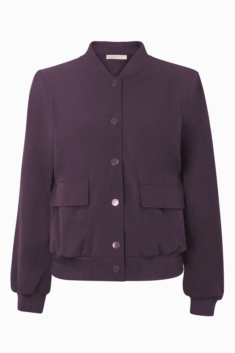 Triple Nine travel bomber jasje donkerpaars 91101