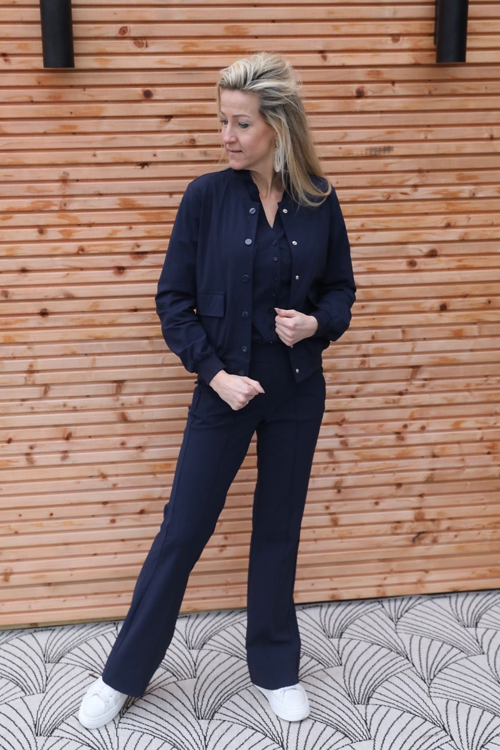 Thumbnail: Bomber jasje travel navy 