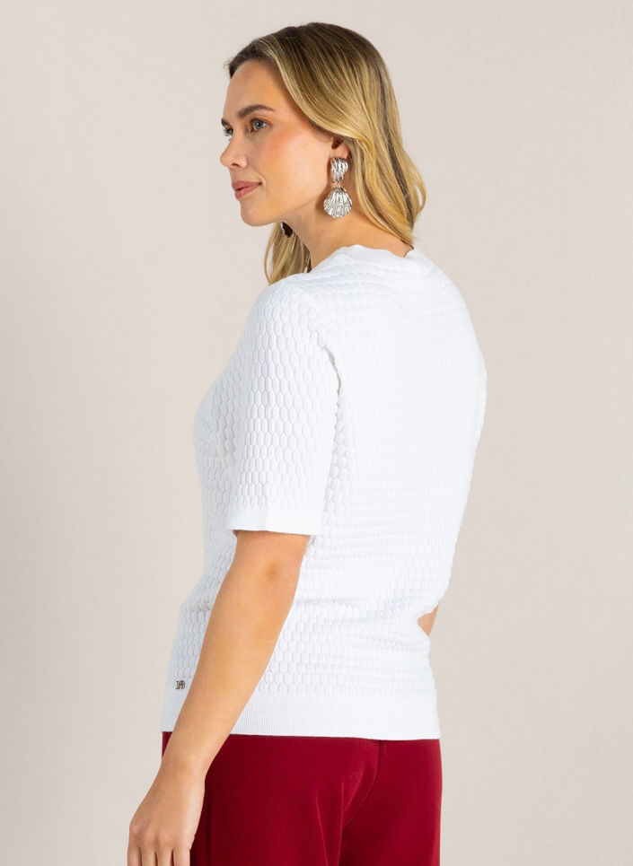 Thumbnail: T-shirtje print wit 
