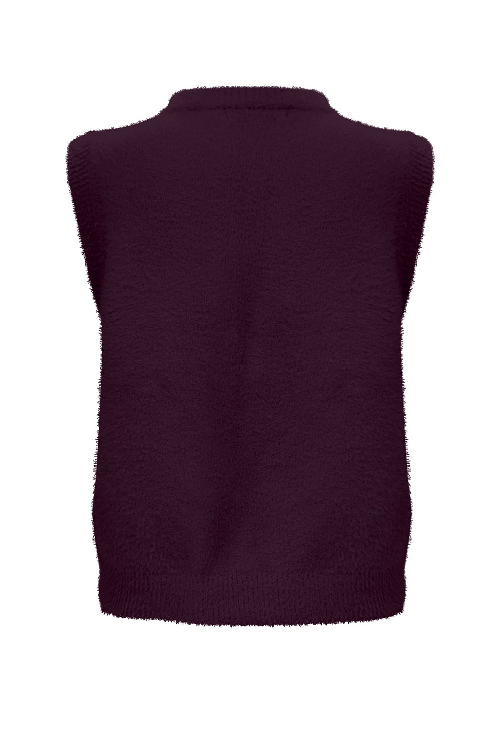 Thumbnail: Triple Nine fluffy bodywarmer donkerpaars 9001