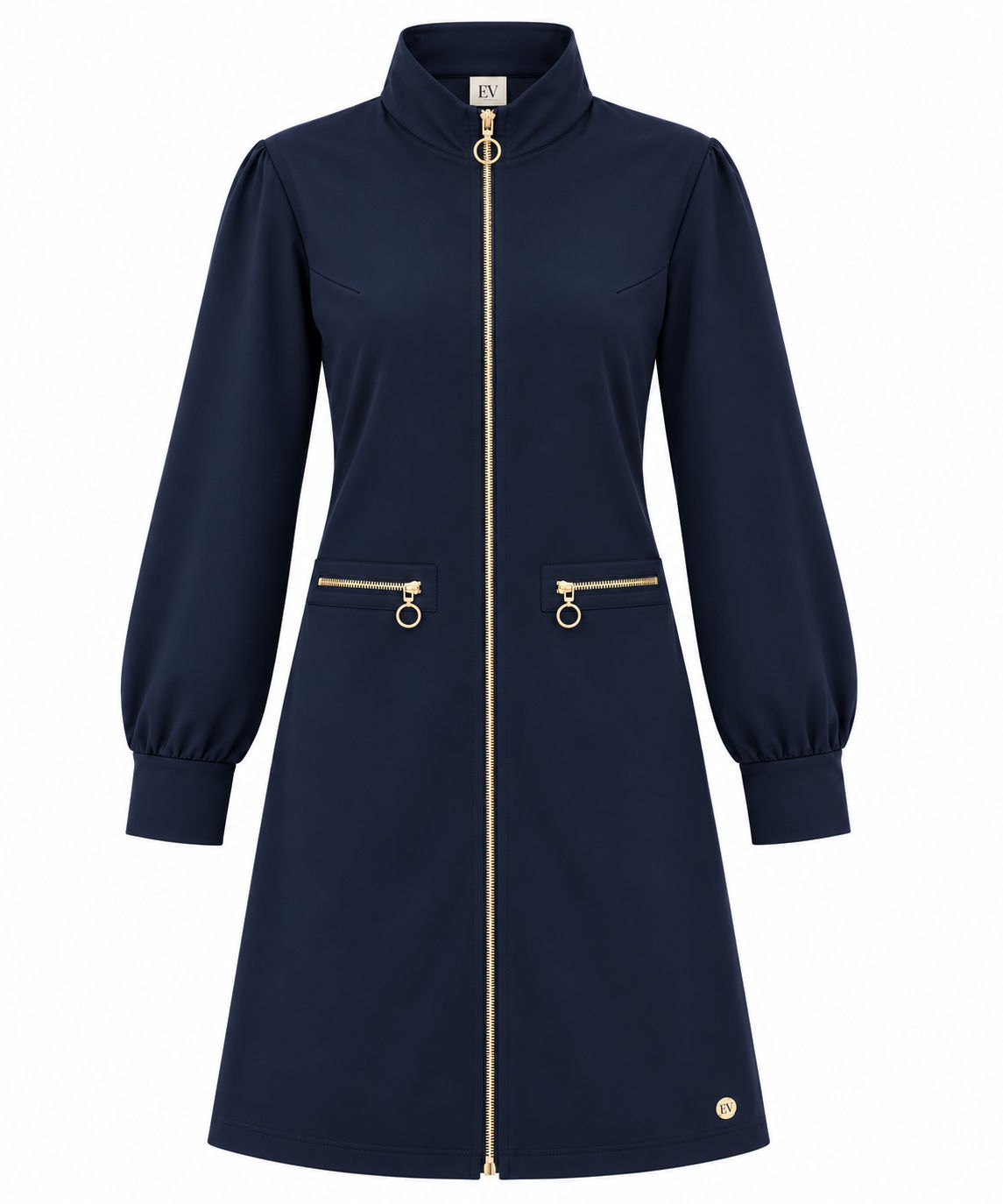 Triple Nine travel jurkje rits navy 51837