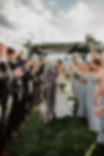 Wedding picture at The Venue at Crooked Willow Farms in Larkspur, CO