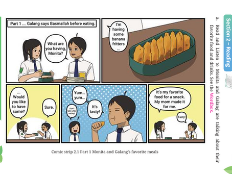 Bab 2: Culinary and Me: Modul Ajar Deep Learning (Pertemuan 1) Kelas 7 Semester 1 Buku English for Nusantara. 