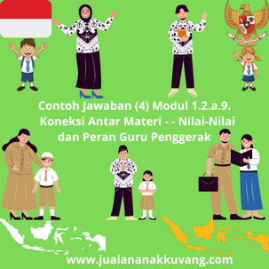 Contoh Jawaban (4) Modul 1.2.a.9.  Koneksi Antar Materi - - Nilai-Nilai  dan Peran Guru Penggerak
