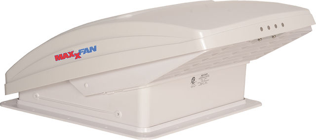 Dachhaube MAXXAIR Maxxfan Deluxe manuelle Öffnung Farbe weiß