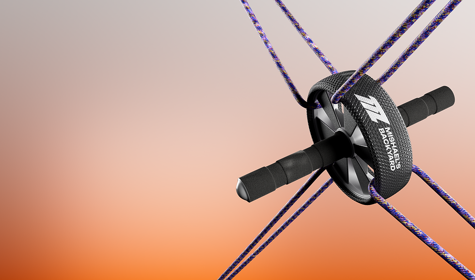 גלגל אימון ממותג Mishael's Backyard