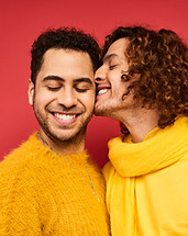 Young gay couple