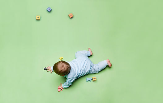 Baby crawling 