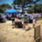 Diverse community members enjoying beautiful day outdoors at Candlestick Point Recreation Area