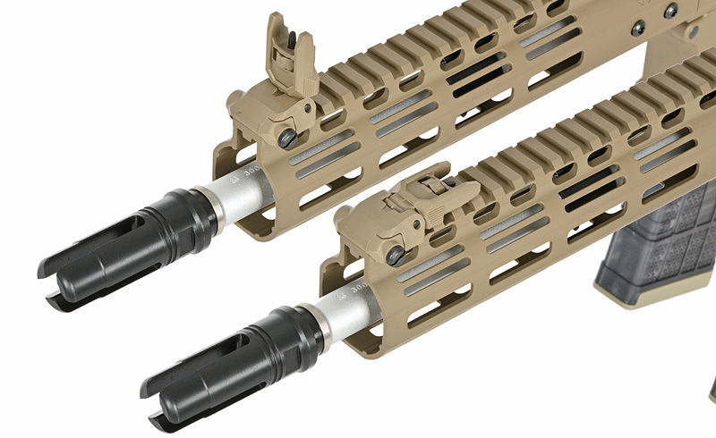 Thumbnail: Noveske 10.5" Gen III Shorty 300BLK AEG Rifle  Eshooter ETU - Tan [EMG]