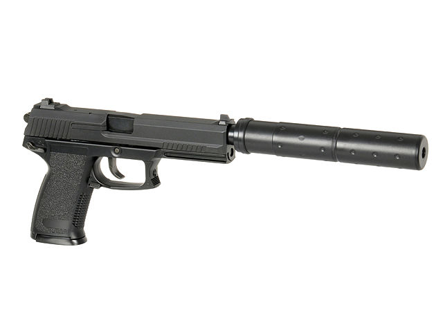 Thumbnail: SOCOM pistol replica MK23 with silencer (Green Gas version)