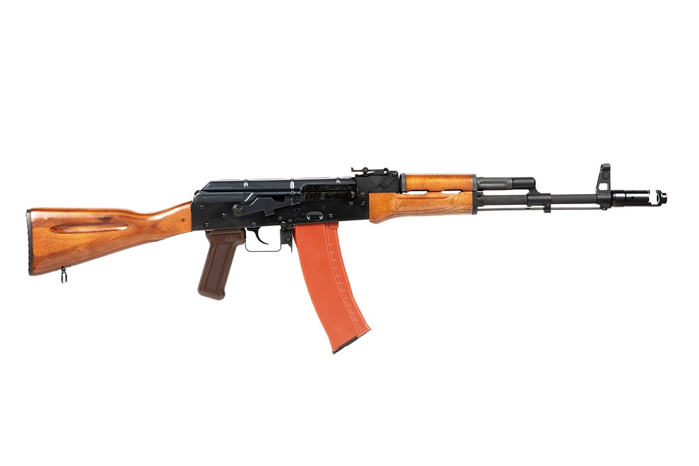 Thumbnail: WE AK74 GBBR Real Wood Carbine Replica Open Bolt