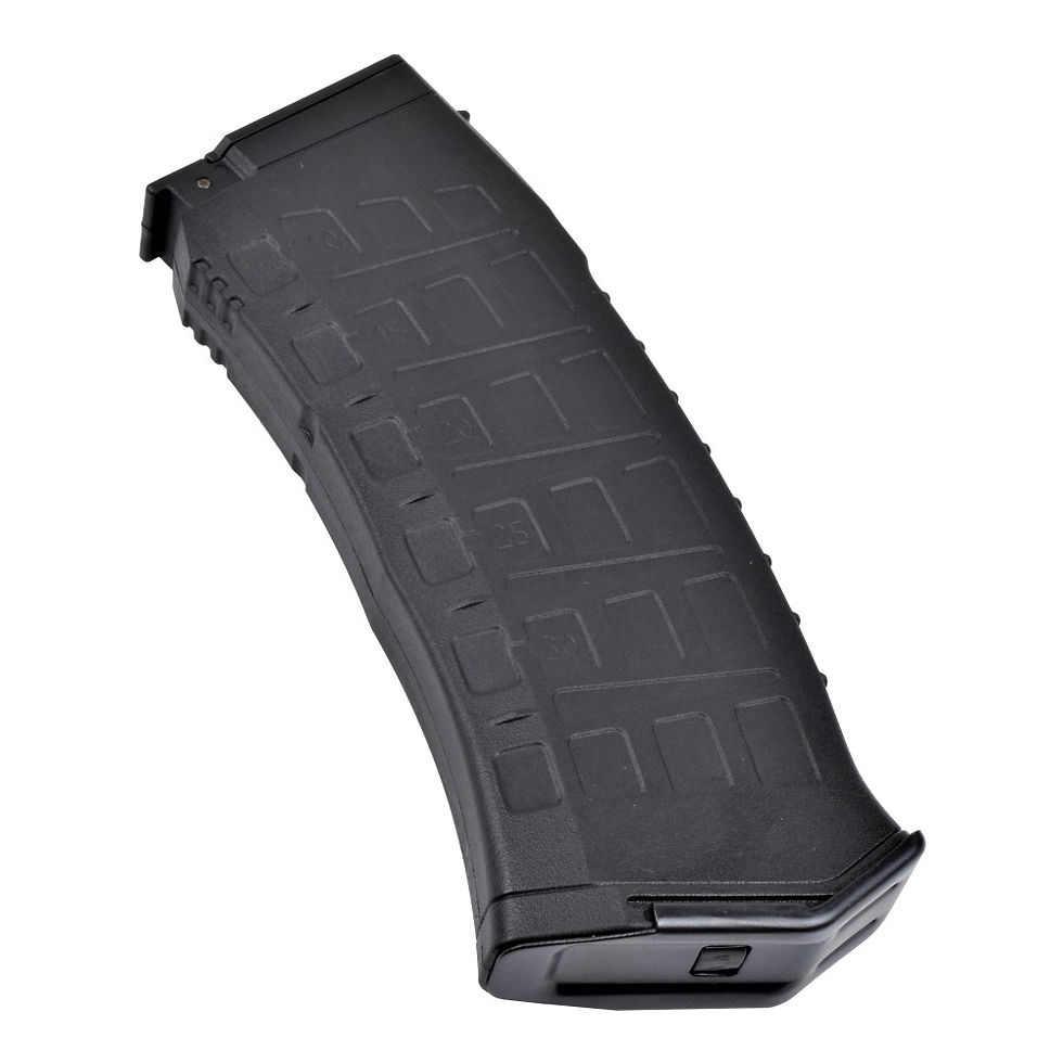 Thumbnail: E&L MID-CAP 150 ROUNDS POLYMER MAGAZINE FOR AK12 SERIES BLACK