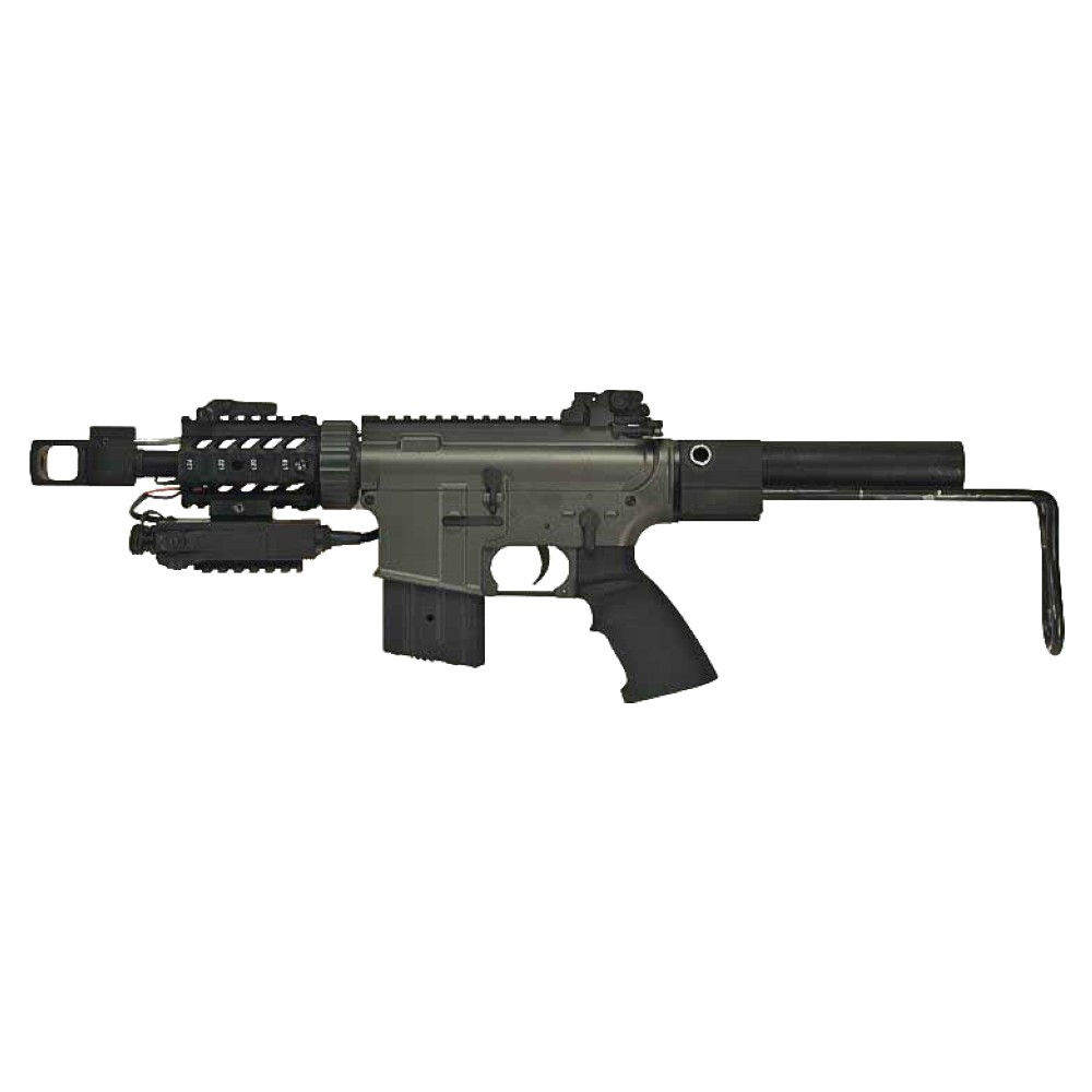 JG WORKS M4 TANK CQB AEG WITH BATTERY AND CHARGER