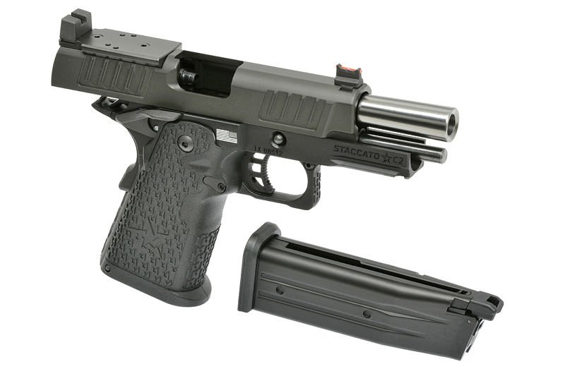 Thumbnail: STACCATO 2011 C2 pistol replica Licensed By EMG - Black [6MMPROSHOP]