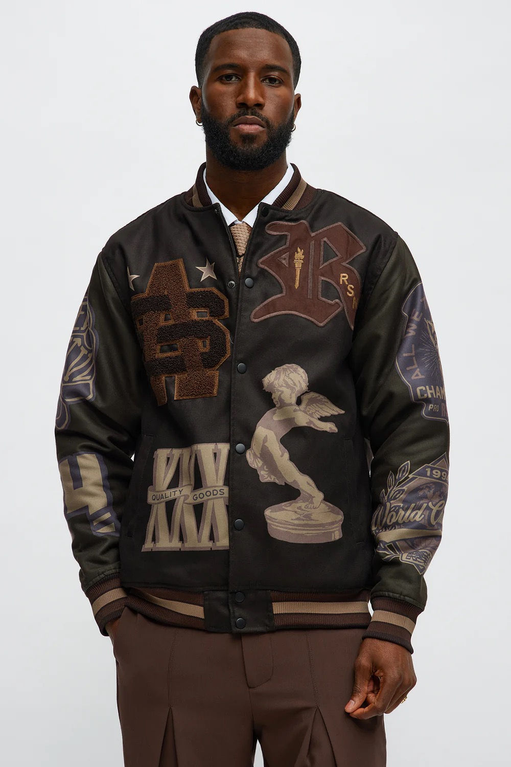 INFINIA Women's Knitted Sweater Jacket Fashion Warm Cardigan Button Coat V Neck