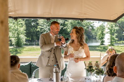 diner bruiloft bij borg Nienoord in leek
