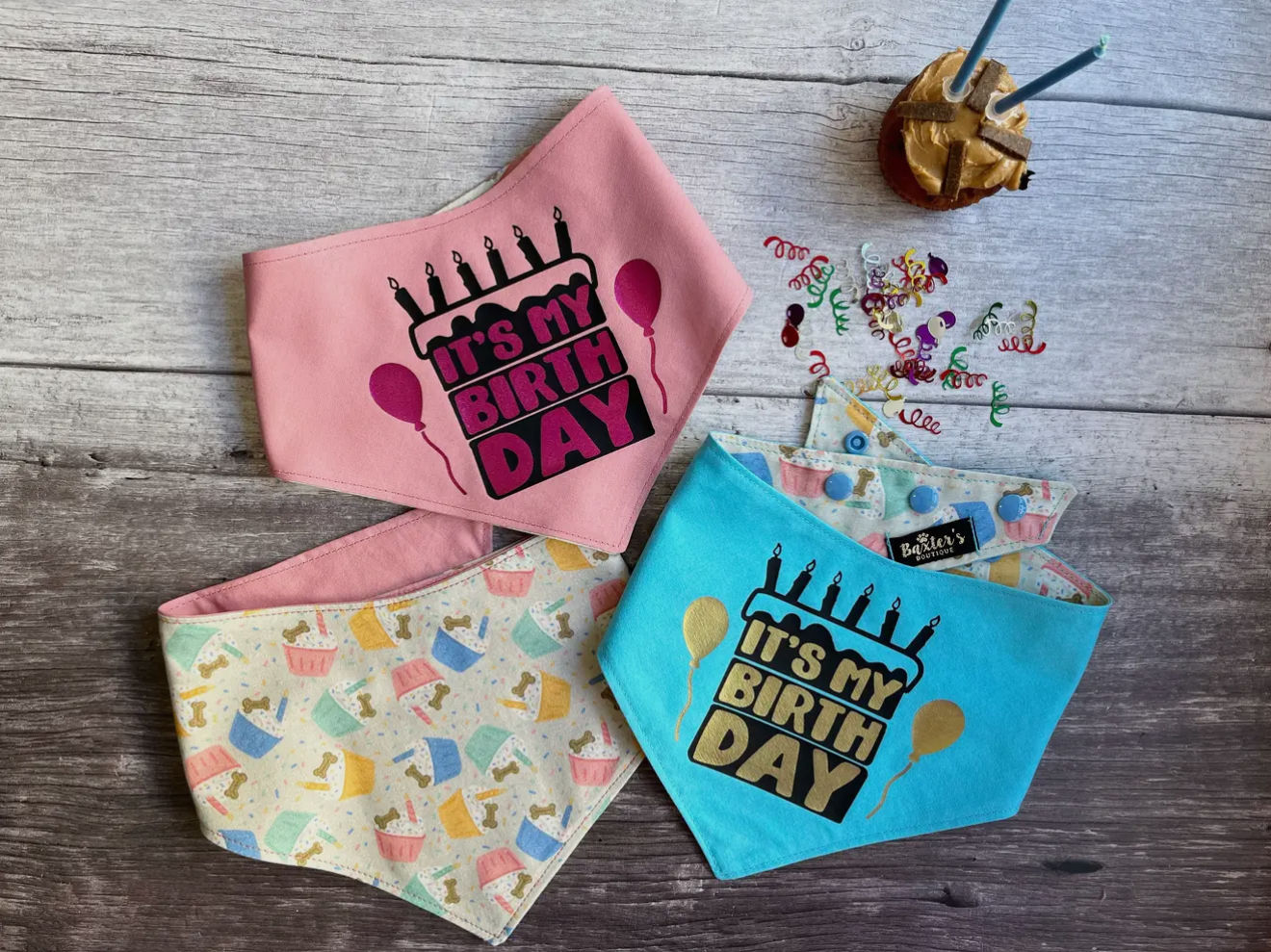 It’s my birthday reversible bandana
