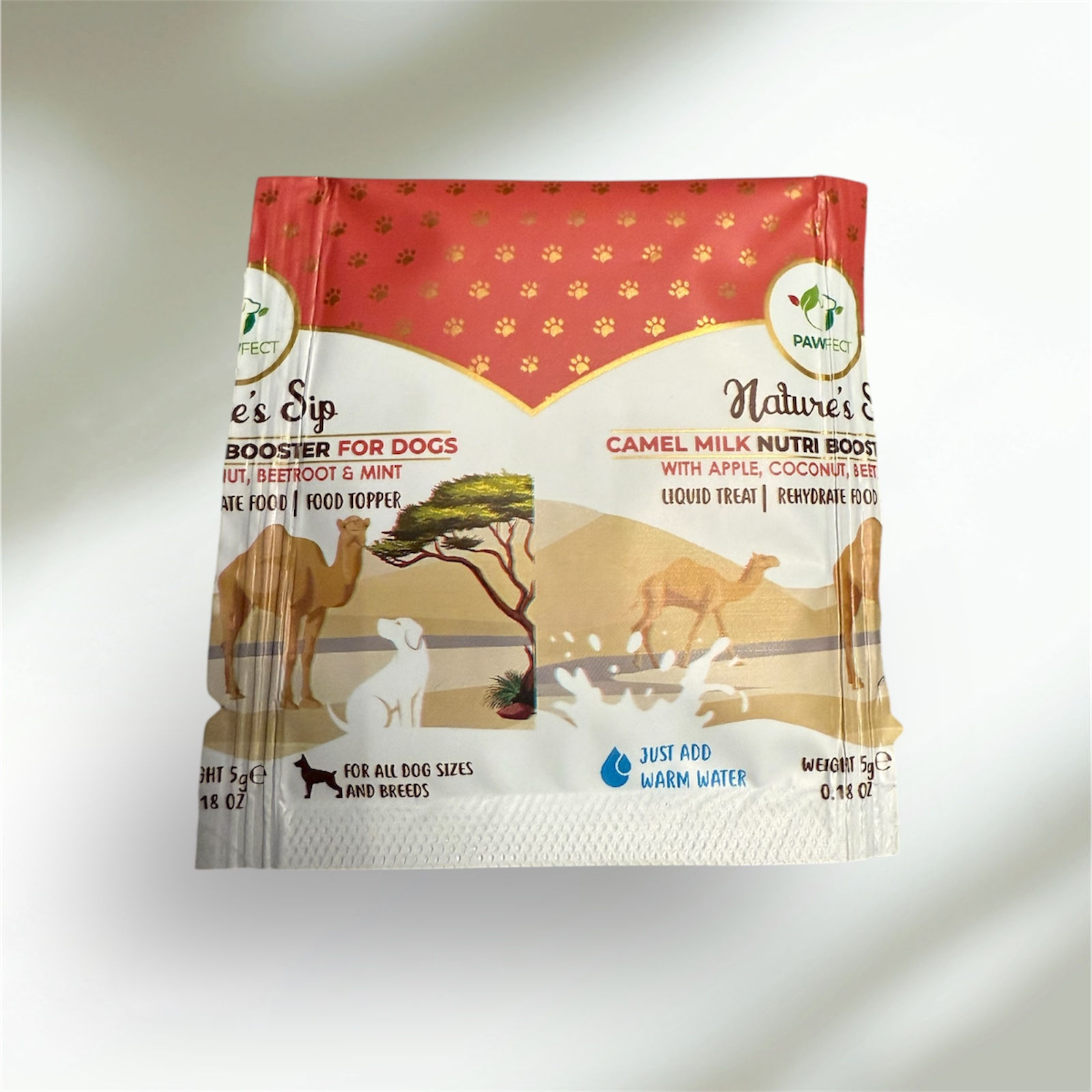 Nature’s sip Camel Milk Nutri booster for dogs: Apple, Coconut, Beetroot & Mint