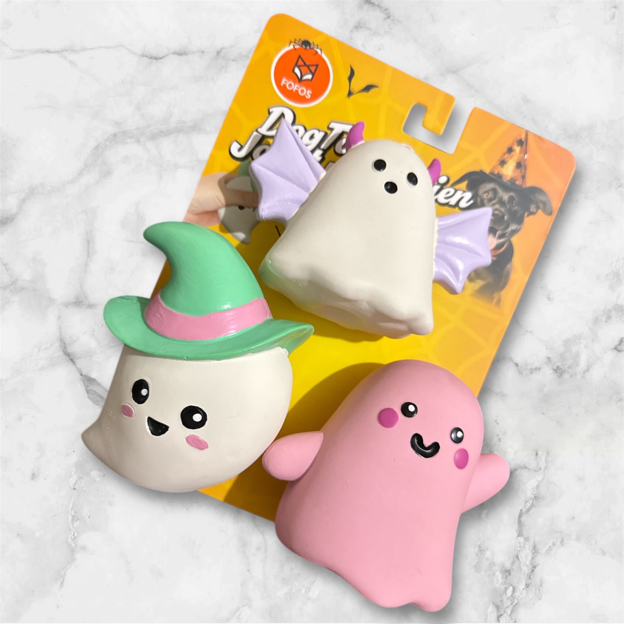 pack of 3 Rubber Halloween Toys