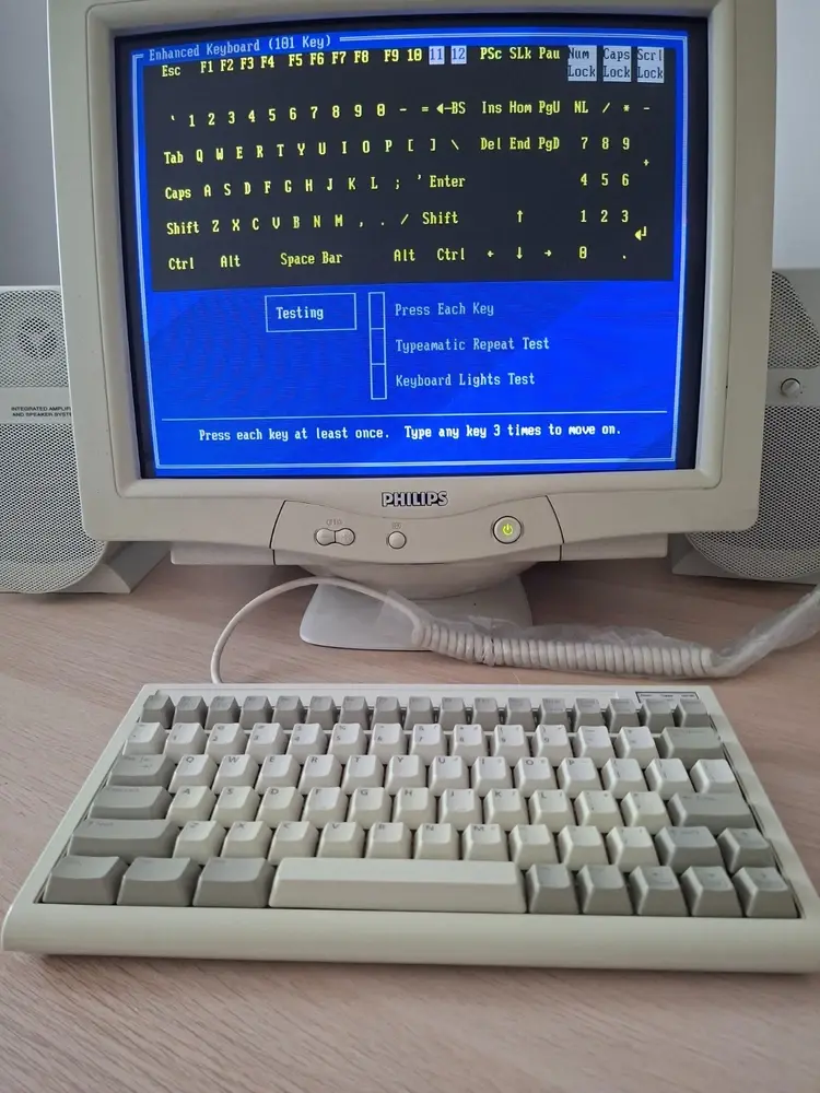 Thumbnail: DIN5 Compact Keyboard  BTC E5X5R5BTC-5100C TESTED