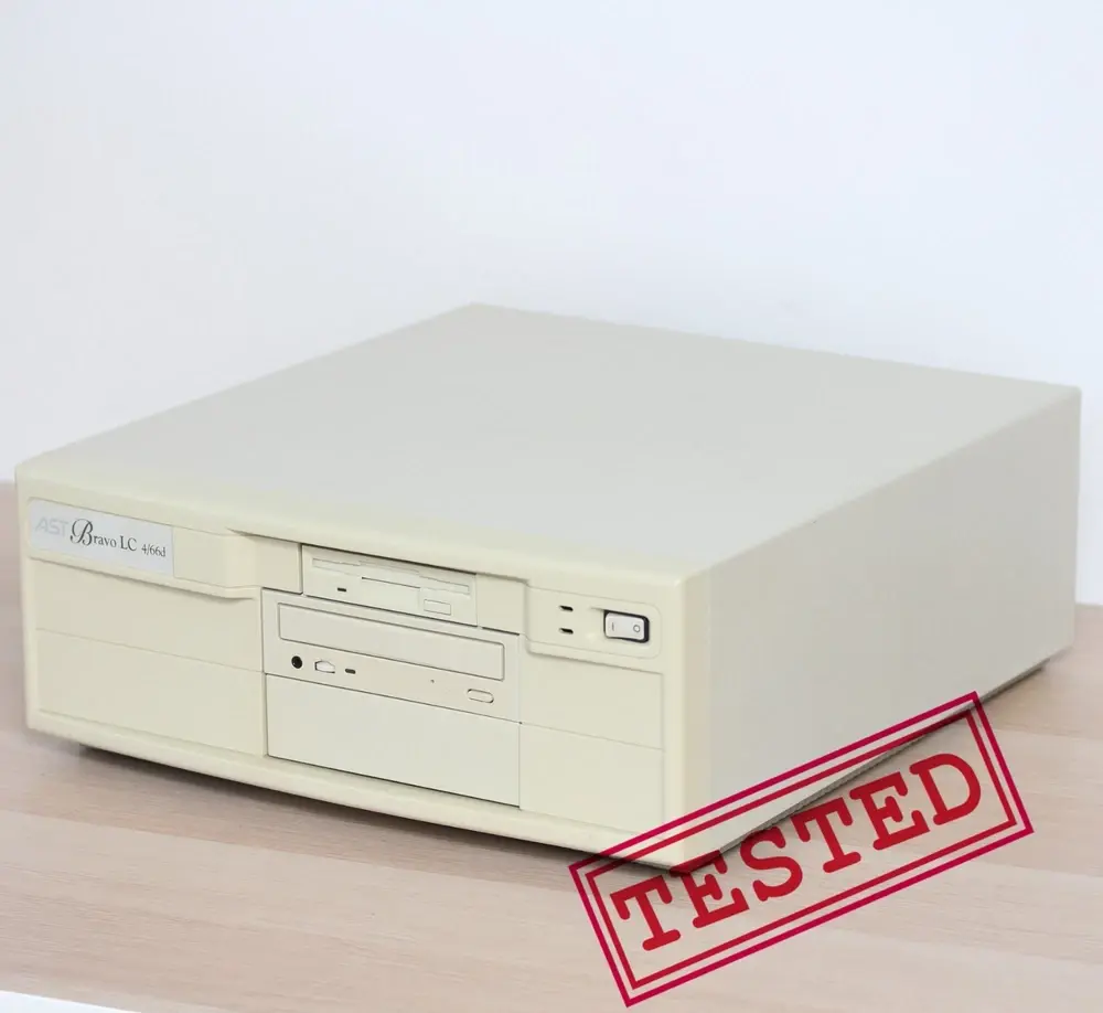 Vintage PC AST Bravo LC 4/66d i486DX2 66MHz, 16MB RAM, 540MB HDD, 1MB VGA, Sound